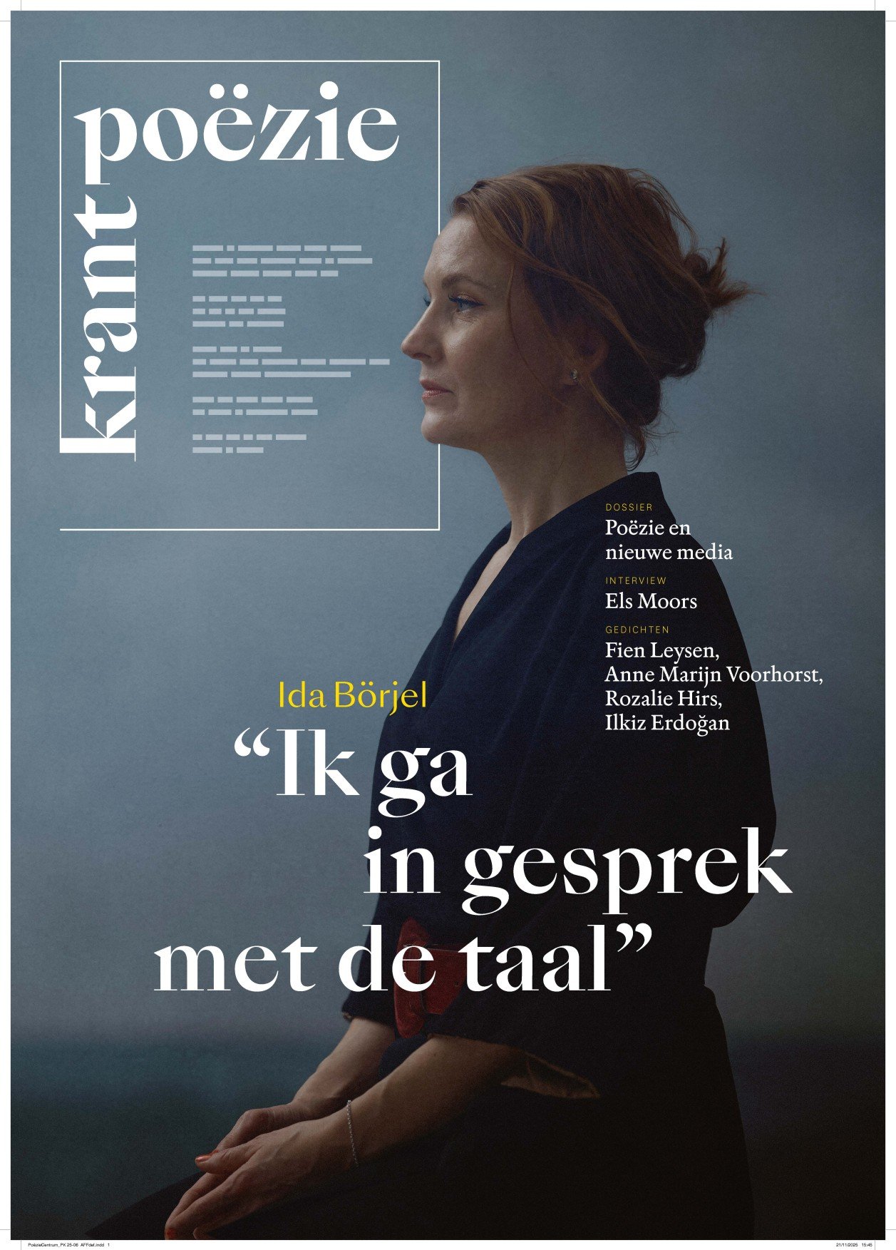 poetry publication – poëziekrant, ghent, belgium